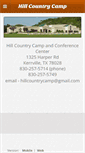 Mobile Screenshot of hillcountrycamp.cc